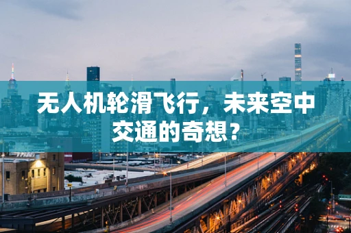 无人机轮滑飞行，未来空中交通的奇想？