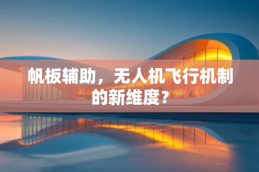 帆板辅助，无人机飞行机制的新维度？