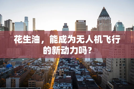 花生油，能成为无人机飞行的新动力吗？