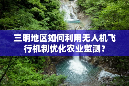 三明地区如何利用无人机飞行机制优化农业监测？