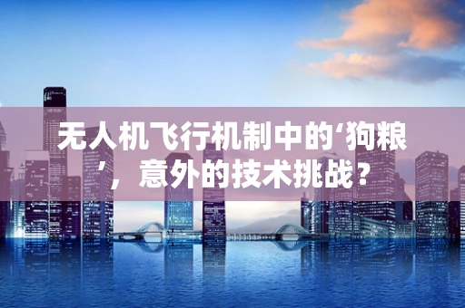 无人机飞行机制中的‘狗粮’，意外的技术挑战？