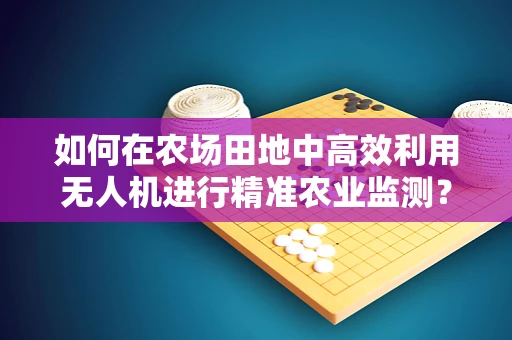 如何在农场田地中高效利用无人机进行精准农业监测？