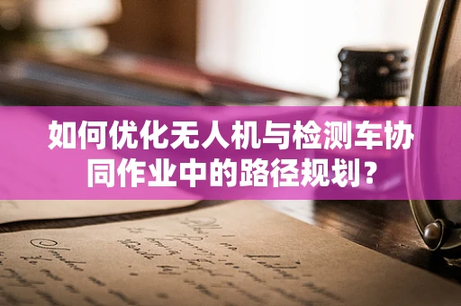如何优化无人机与检测车协同作业中的路径规划？