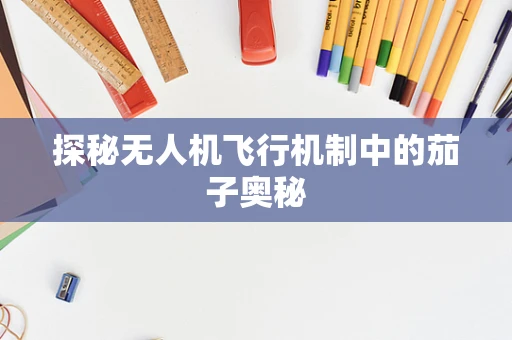 探秘无人机飞行机制中的茄子奥秘