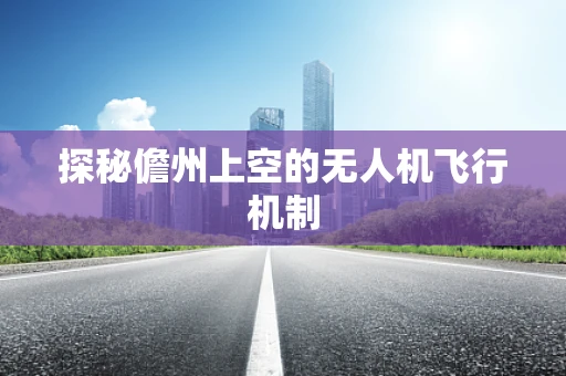 探秘儋州上空的无人机飞行机制