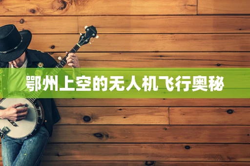鄂州上空的无人机飞行奥秘