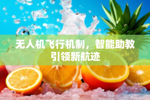 无人机飞行机制，智能助教引领新航迹