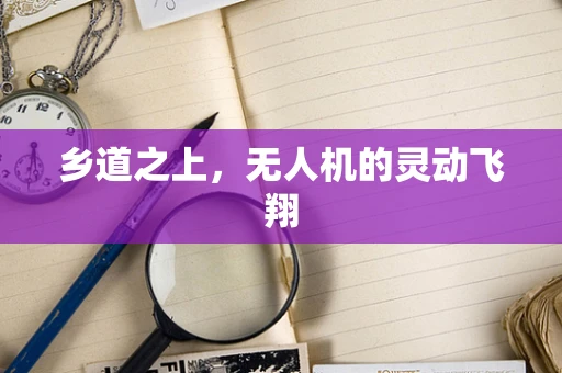 乡道之上，无人机的灵动飞翔