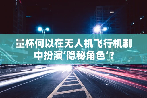 量杯何以在无人机飞行机制中扮演‘隐秘角色’？