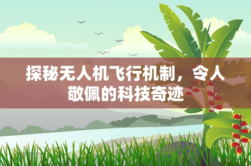 探秘无人机飞行机制，令人敬佩的科技奇迹