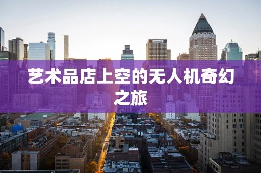 艺术品店上空的无人机奇幻之旅