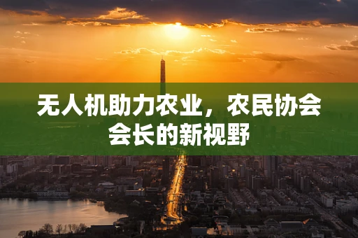 无人机助力农业，农民协会会长的新视野