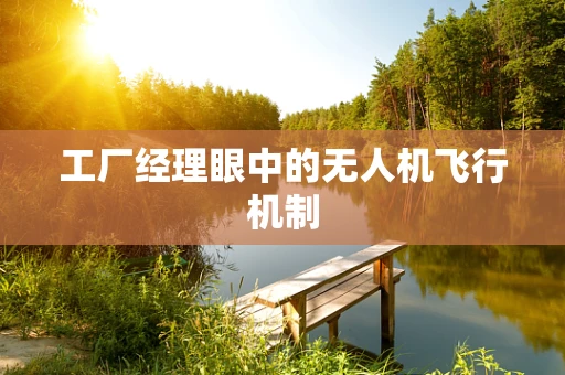 工厂经理眼中的无人机飞行机制