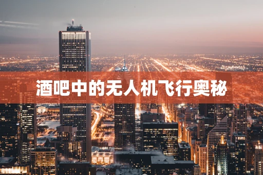 酒吧中的无人机飞行奥秘