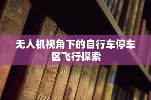 无人机视角下的自行车停车区飞行探索