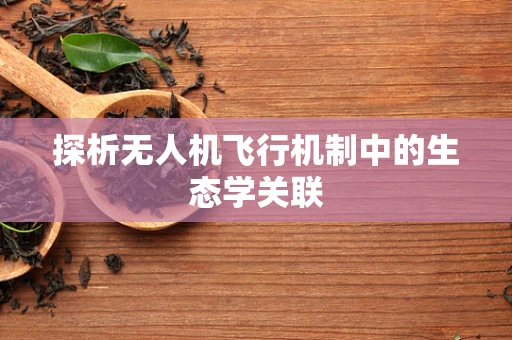探析无人机飞行机制中的生态学关联