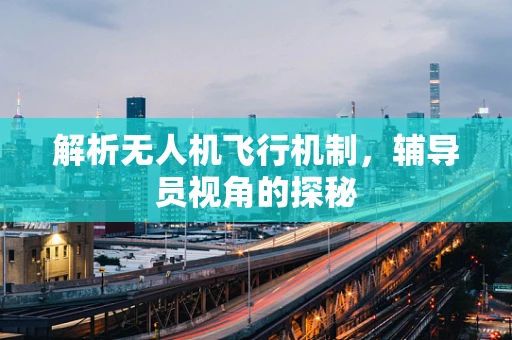 解析无人机飞行机制，辅导员视角的探秘