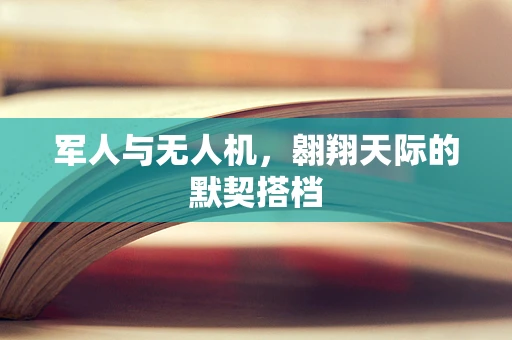 军人与无人机，翱翔天际的默契搭档