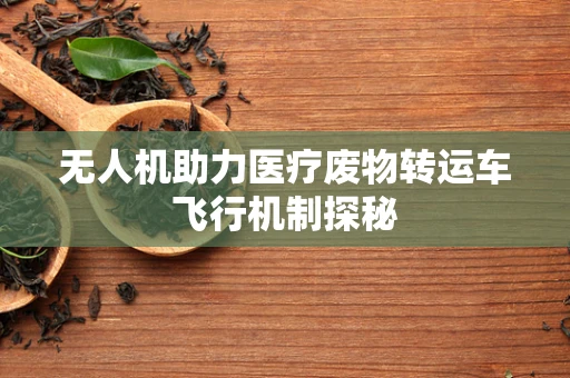 无人机助力医疗废物转运车飞行机制探秘