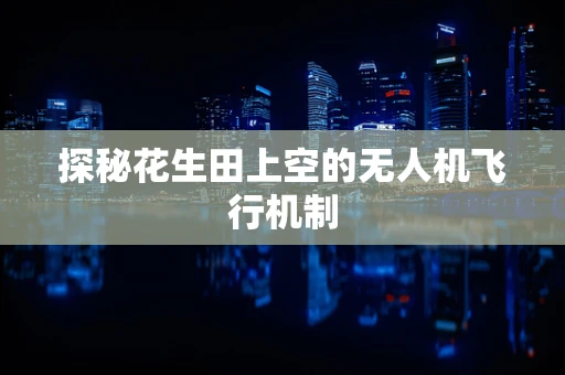 探秘花生田上空的无人机飞行机制