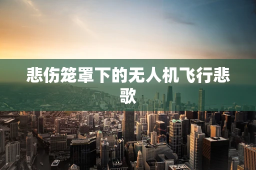 悲伤笼罩下的无人机飞行悲歌