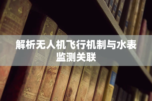 解析无人机飞行机制与水表监测关联