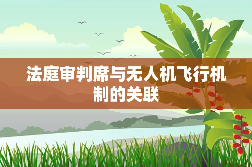 法庭审判席与无人机飞行机制的关联