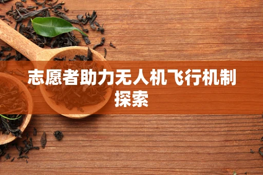 志愿者助力无人机飞行机制探索