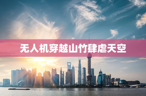 无人机穿越山竹肆虐天空