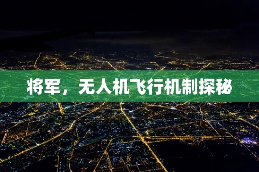 将军，无人机飞行机制探秘