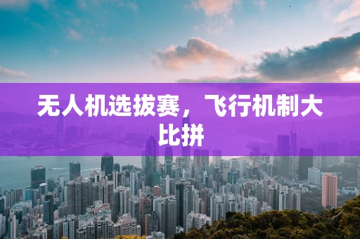 无人机选拔赛，飞行机制大比拼