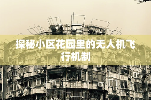 探秘小区花园里的无人机飞行机制