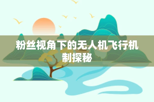 粉丝视角下的无人机飞行机制探秘