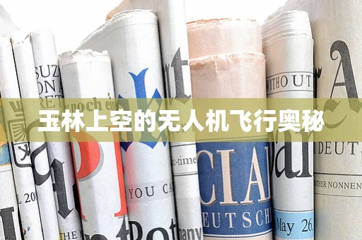 玉林上空的无人机飞行奥秘