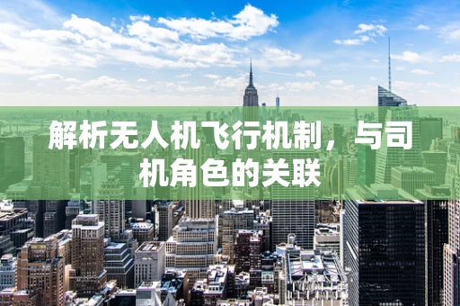 解析无人机飞行机制，与司机角色的关联