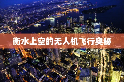 衡水上空的无人机飞行奥秘