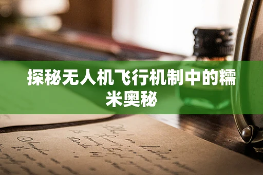 探秘无人机飞行机制中的糯米奥秘