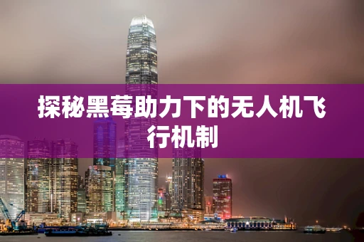 探秘黑莓助力下的无人机飞行机制