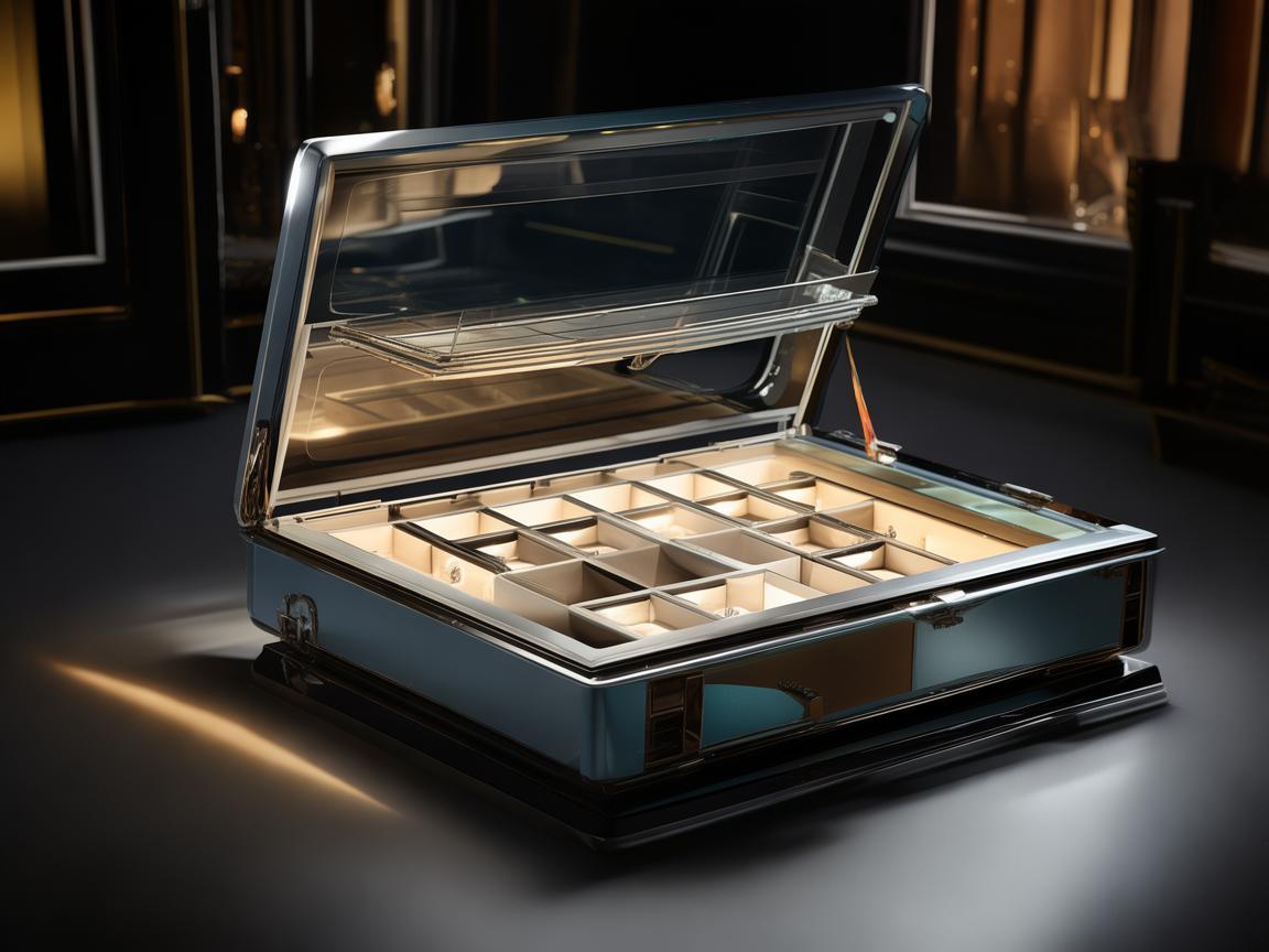 无人机视角下的首饰收纳盒创意飞行探索