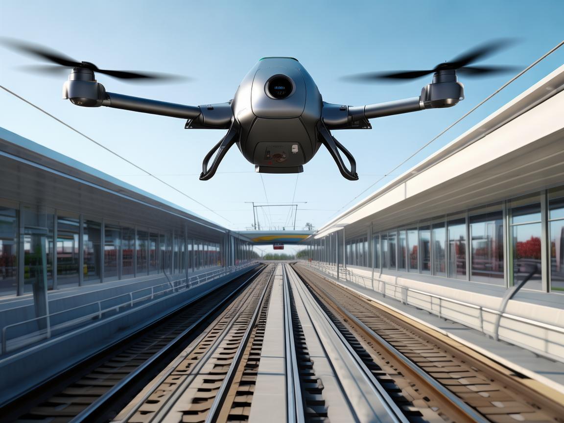 无人机助力轻轨站点智能巡检