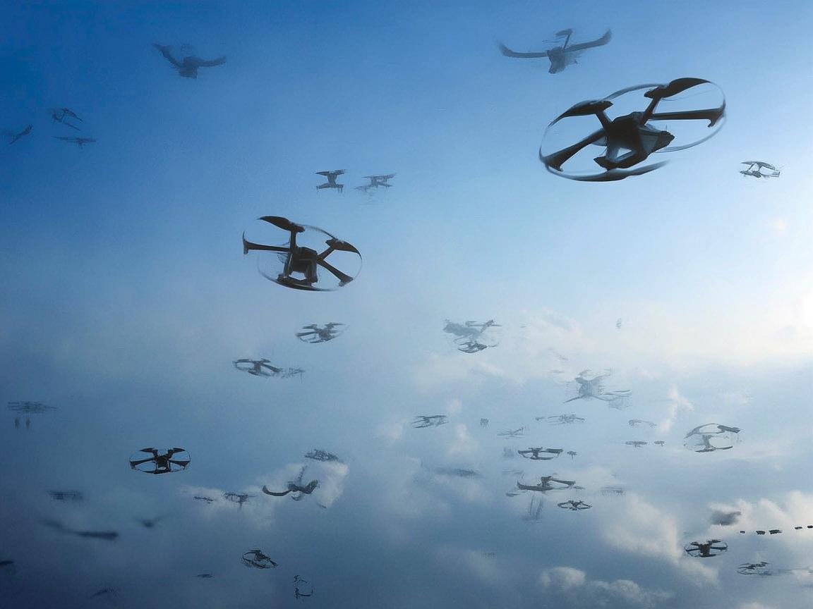 晋中上空的无人机飞行奥秘