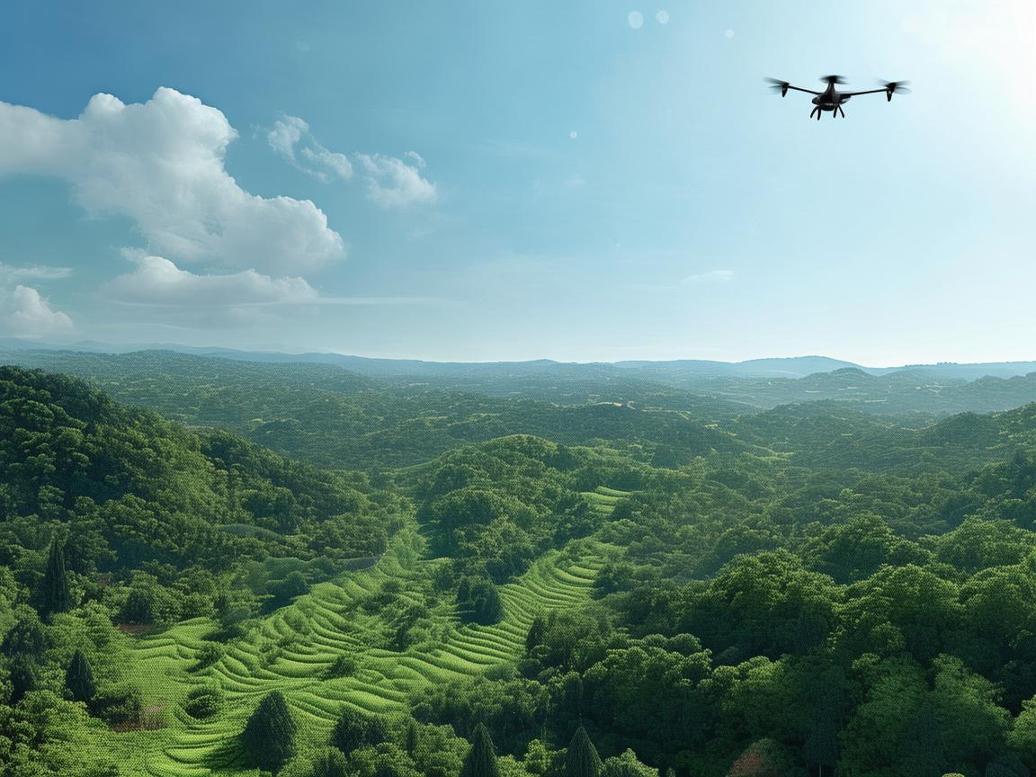 无人机与芋头田的奇妙飞行之旅