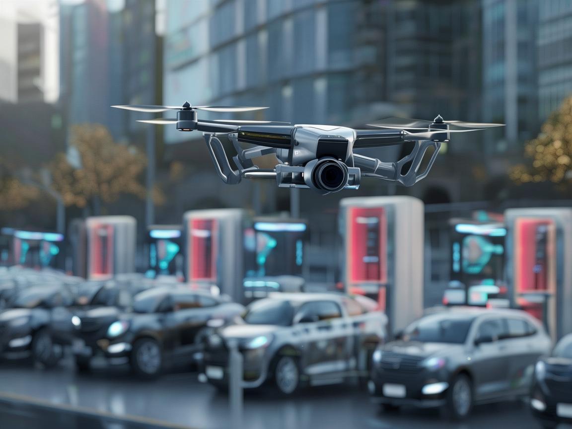 无人机助力共享汽车租赁点管理