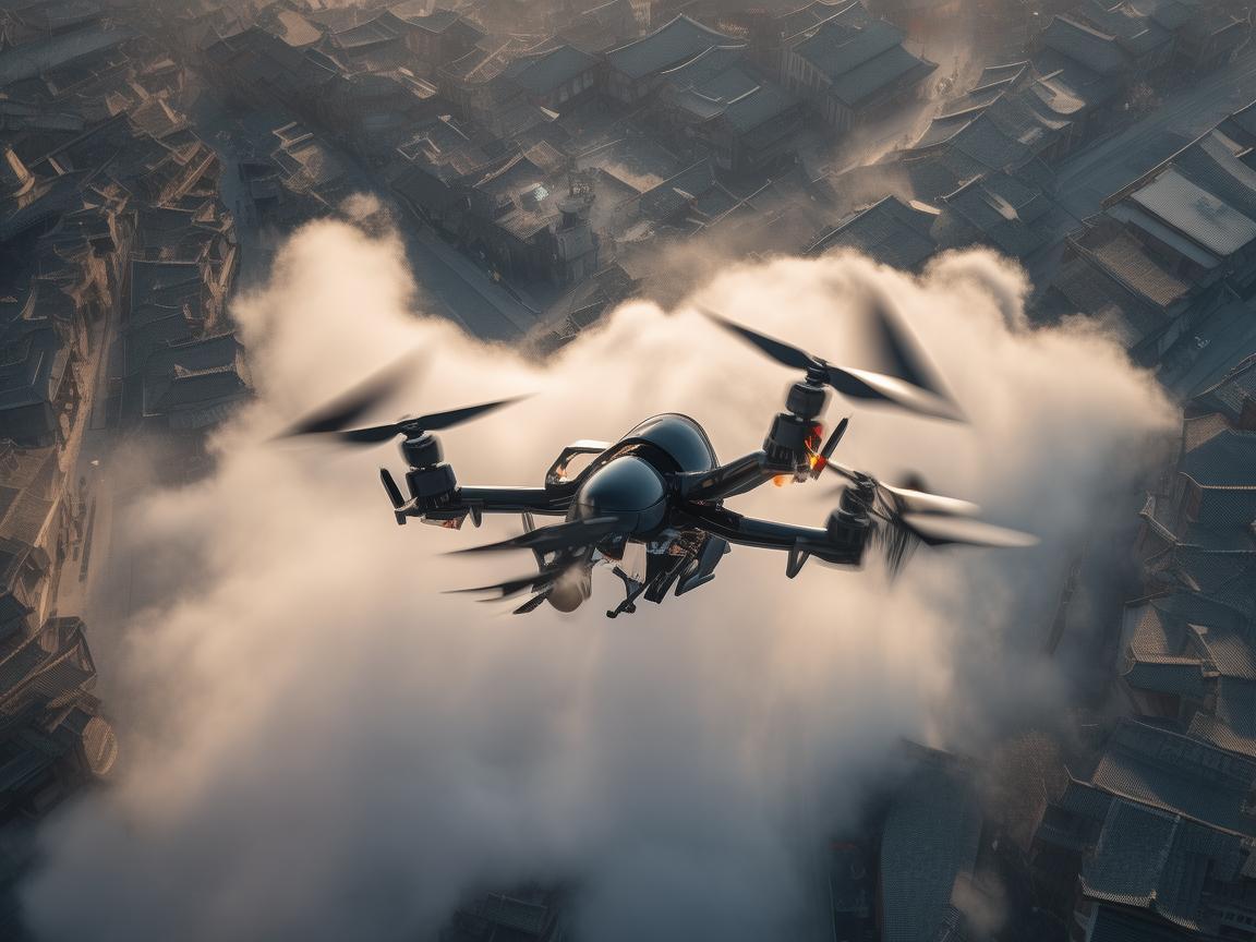 耒阳上空的无人机飞行奥秘