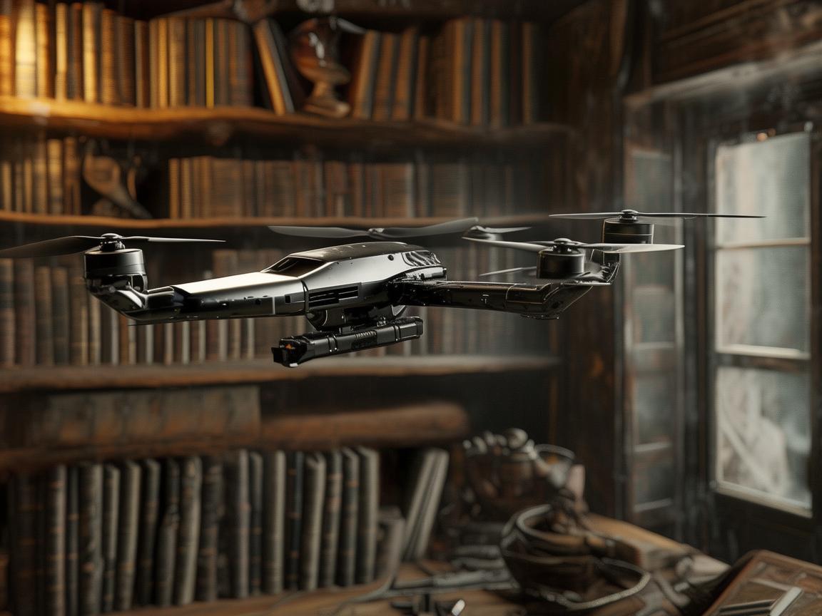 探索无人机在书桌旁的飞行奥秘