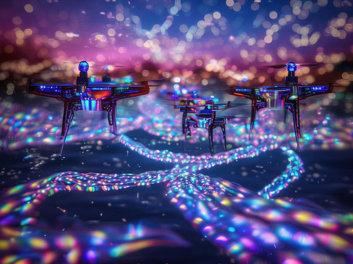 戏剧节上的无人机奇幻之舞